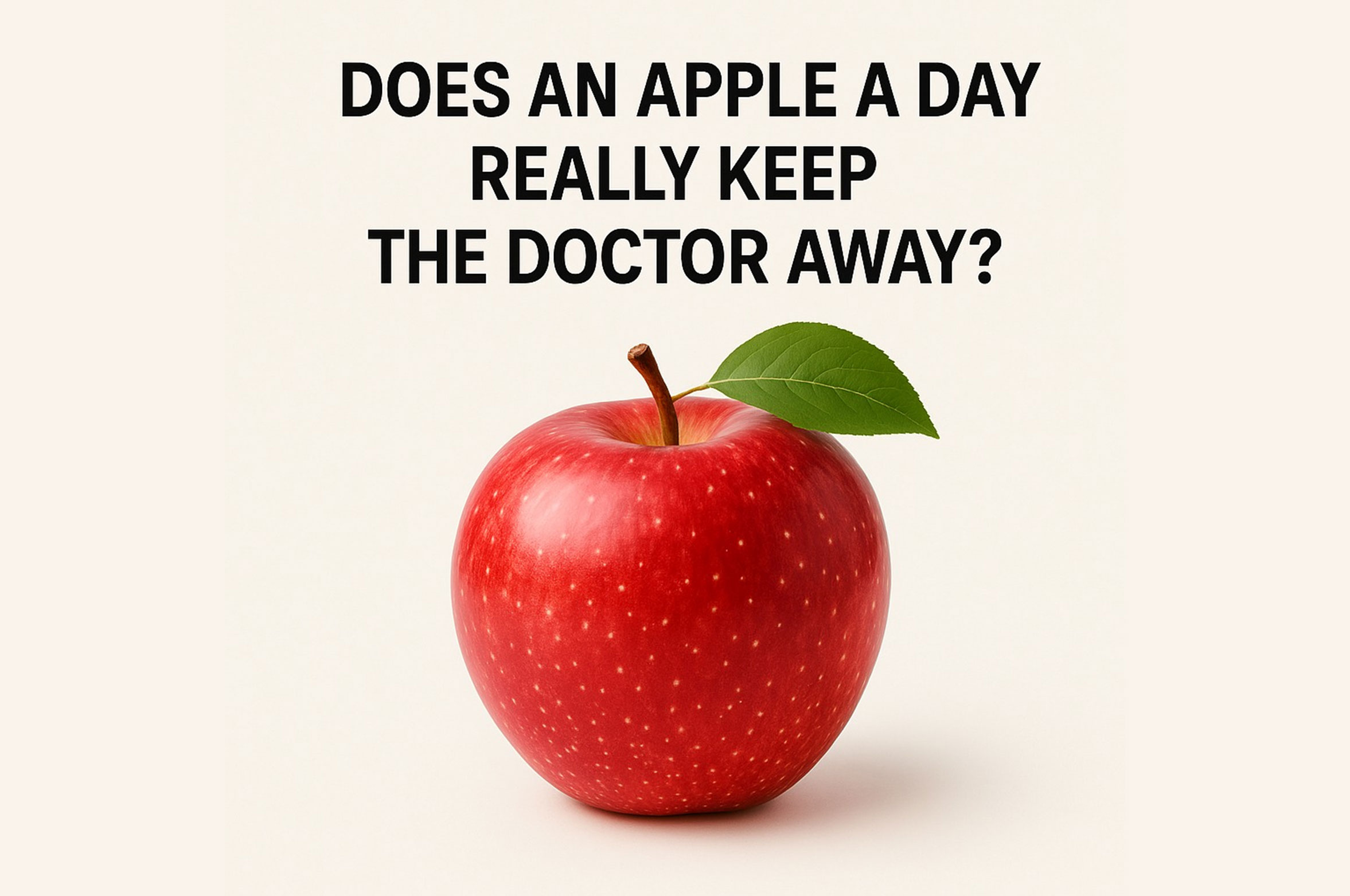 Does an Apple a Day Really Keep the Doctor Away?