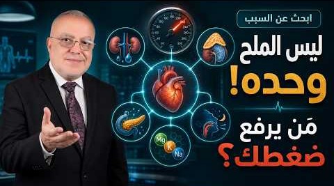 هذا هو السبب الفعلي لارتفاع ضغط الدم (وليس ما تظن)